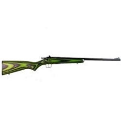 Cricket KSA 2231 Black Green Laminate Youth Rifle, 22LR, 16.13", (G64404)