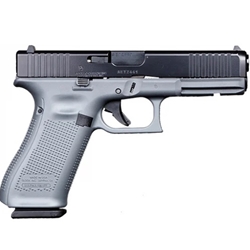 Glock 17, Gen 5 Apollo Custom Concrete Grey/Elite Black 9 (ACG-57016), 4.49", 17rd (G76595)