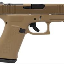 Glock 43X MOS Coyote PX435Z201FRMOSK 9mm, 3.41”, 10-rd, (G85011)