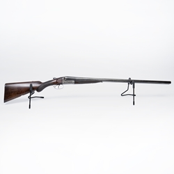 Isaac Hollis & Sons 12ga, 30”, SxS, Fixed Mod/Full choke Preowned (G88381)