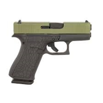 Glock G43X Slim Sub-Compact Bayou Green Cerakote #169926 9mm, 3.41”, 10-rd (G87097)